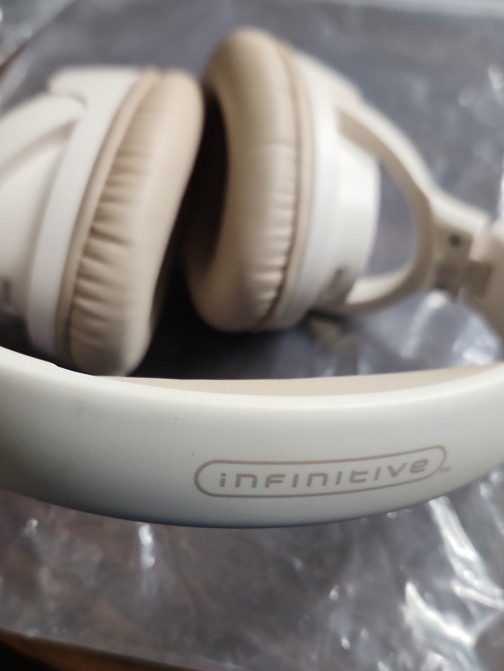 Cream Wireless Over-Ear Headphones